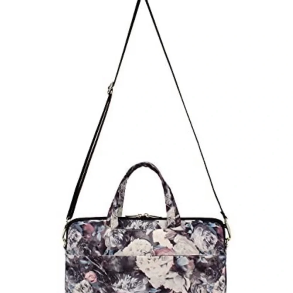 Laptop bag carrying case NWT abstract rose pattern
